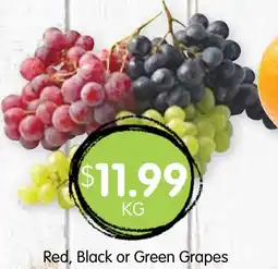 Spudshed Red, Black or Green Grapes offer