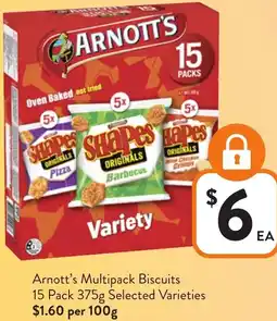 Foodworks Arnott's Multipack Biscuits 15 Pack offer