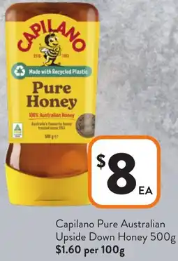 Foodworks Capilano Pure Australian Upside Down Honey offer