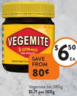 Foodworks Vegemite Jar offer