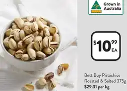 Foodworks Pistachios Roasted & Salted offer
