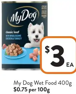 Foodworks My Dog Wet Food offer