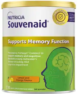 healthylife Souvenaid Memory Powder Lemon & Orange 360g offer