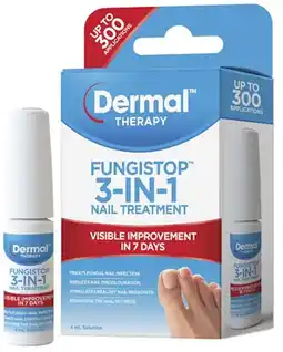 healthylife Dermal Therapy Fungistop 3-in-1 Nail Treatment 4ml offer