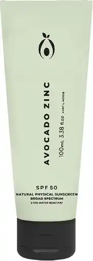 healthylife Avocado Zinc Natural Physical Sunscreen SPF50 100ml offer
