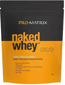 healthylife Pro Matrix Naked Whey Protein Concentrate Unflavoured 2kg offer