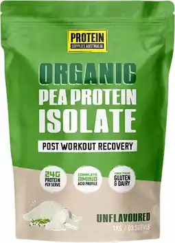 healthylife Protein Supplies Australia PeaPro Vegan Pea Protein Unflavoured 1kg offer
