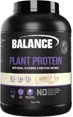 healthylife Balance Plant Protein Powder Vanilla 2kg offer