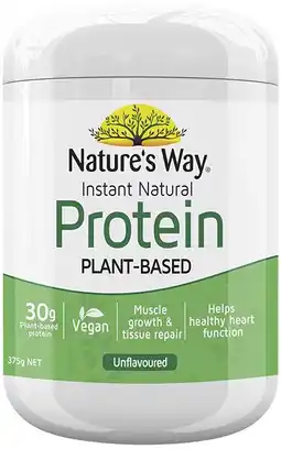 healthylife Natures Way Instant Natural Protein Natural 375g offer