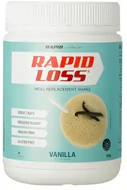 healthylife Rapid Loss Vanilla Meal Replacement Shake 575g offer
