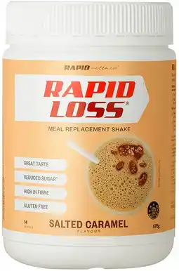 healthylife Rapid Loss Salted Caramel Meal Replacement Shake 575g offer