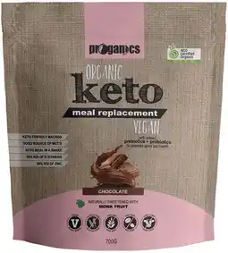 healthylife Proganics Organic Keto Meal Replacement - Chocolate 700g offer