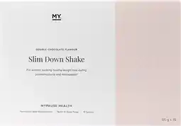 healthylife MyPause Health Slim Down Shake Double Chocolate 15 x 56g Sachets offer