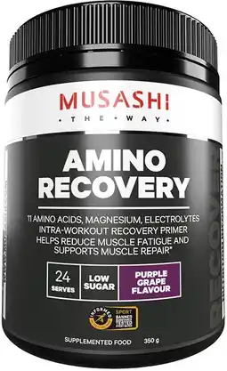 healthylife Musashi Amino Recovery Powder Purple Grape 350g offer