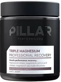 healthylife Pillar Performance Triple Magnesium Recovery 90 Tablets offer