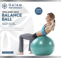 healthylife Gaiam Balance Ball 65cm offer