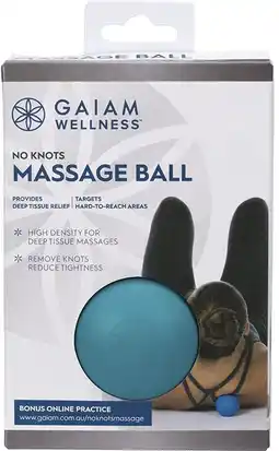 healthylife Gaiam No Knots Massage Ball offer