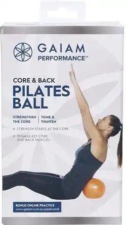 healthylife Gaiam Core & Back Pilates Ball offer
