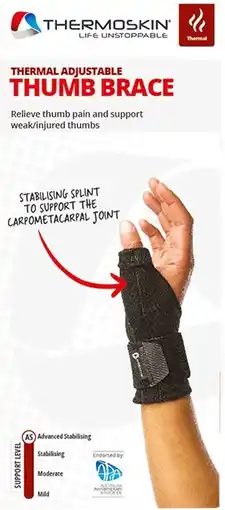 healthylife Thermoskin Exo Adjustable Thumb Stabiliser offer