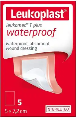 healthylife Leukoplast Leukomed T Plus Waterproof Dressing 5cm X 7.2cm 5 Pack offer