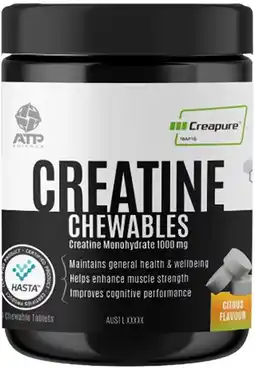 healthylife ATP Science Creapure Creatine Monohydrate Chewables 90 Tablets offer