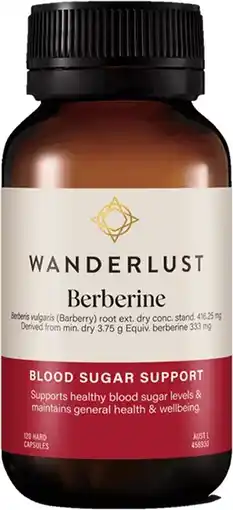 healthylife Wanderlust Berberine 333mg 120 Capsules offer