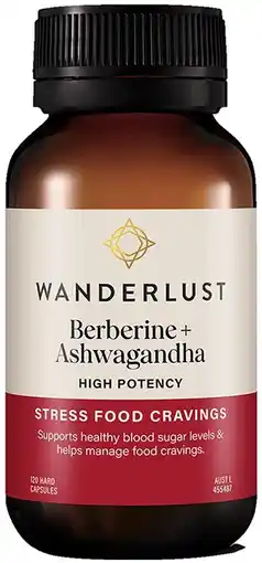 healthylife Wanderlust Berberine + Ashwagandha 120 Capsules offer