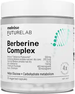 healthylife Melrose FutureLab Berberine Complex 30 Capsules offer