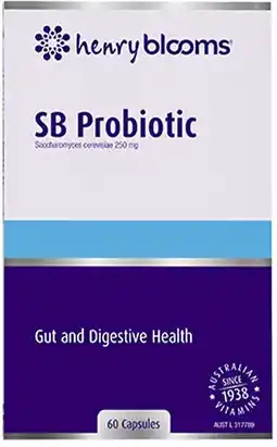 healthylife Henry Blooms SB Probiotic Gut Health 60 Capsules offer