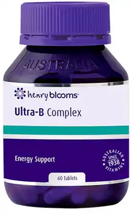 healthylife Henry Blooms Ultra-B Complex 60 Tablet offer
