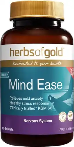 healthylife Herbs of Gold Mind Ease 60 Tablets offer
