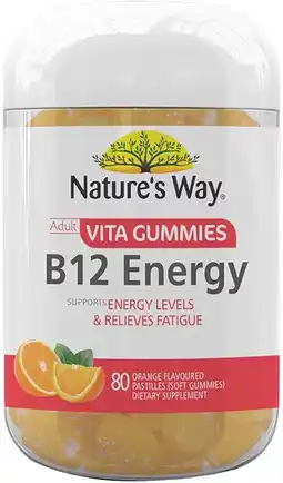healthylife Nature’s Way Adult Vita Gummies B12 Energy 80 Pack offer