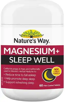 healthylife Nature's Way Magnesium + Sleep Well 60 Tablets offer