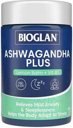 healthylife Bioglan Ashwagandha Plus 60 Tablets offer
