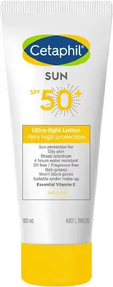 healthylife Cetaphil Sun Ultra Light Lotion SPF50+ 100ml offer