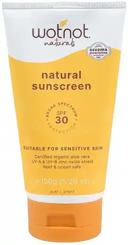 healthylife Wotnot Natural Sunscreen SPF30 150g offer
