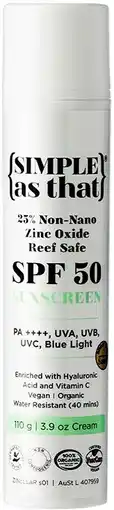healthylife Simple As That Sunscreen SPF50 110g offer