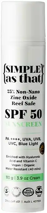 healthylife Simple As That Sunscreen SPF50 110g offer