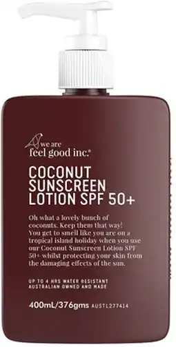 healthylife We Are Feel Good Inc Coconut Sunscreen Lotion SPF50 400ml offer