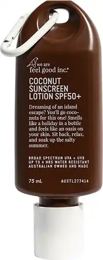 healthylife We Are Feel Good Inc Coconut Sunscreen Lotion SPF50 75ml offer