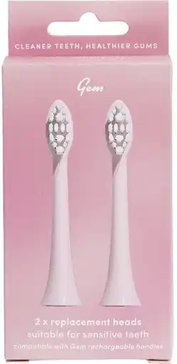 healthylife Gem Electric Toothbrush Replacement Heads Coconut 2 Pack offer