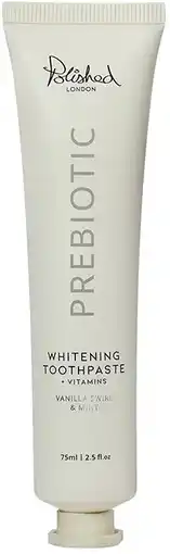 healthylife Polished London Prebiotic Whitening Toothpaste Vanilla Swirl & Mint 75ml offer