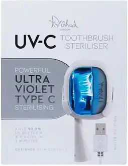healthylife Polished London UVC Toothbrush Steriliser - White offer