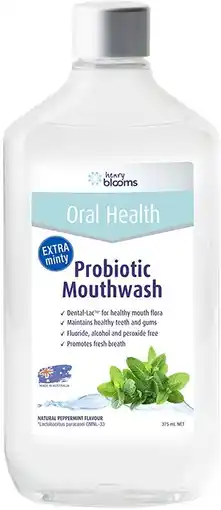 healthylife Henry Blooms Probiotic Mouthwash 375ml offer