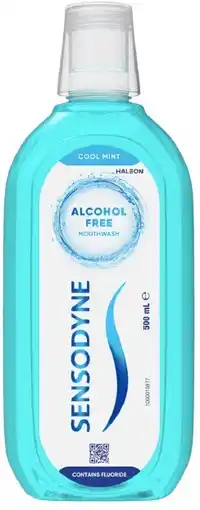 healthylife Sensodyne Alcohol Free Mouthwash Cool Mint 500ml offer