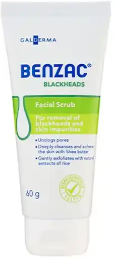 healthylife Benzac Blackheads Facial Scrub 60g offer