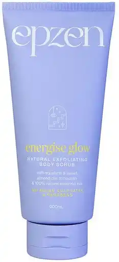 healthylife Epzen Energise Glow Exfoliating Body Scrub 200ml offer