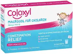 healthylife Coloxyl Macrogol Powder for Children 14 Sachets offer