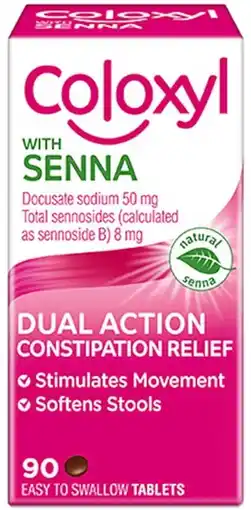healthylife Coloxyl Coloxyl with Senna 90 Tablets offer