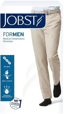 healthylife JOBST for Men Casual Compression Socks 15-20 mmHg Black M offer